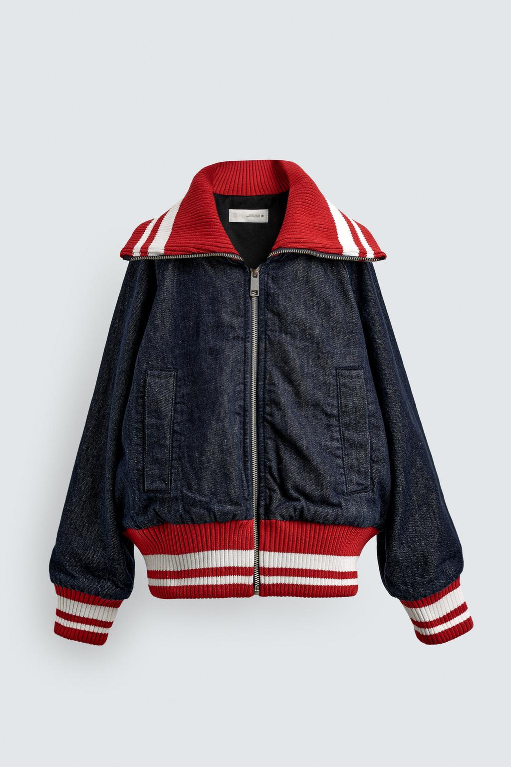 ДЖИНСОВАЯ КУРТКА-БОМБЕР С РЕЗИНКОЙ HARRY LAMBERT FOR ZARA X DISNEY