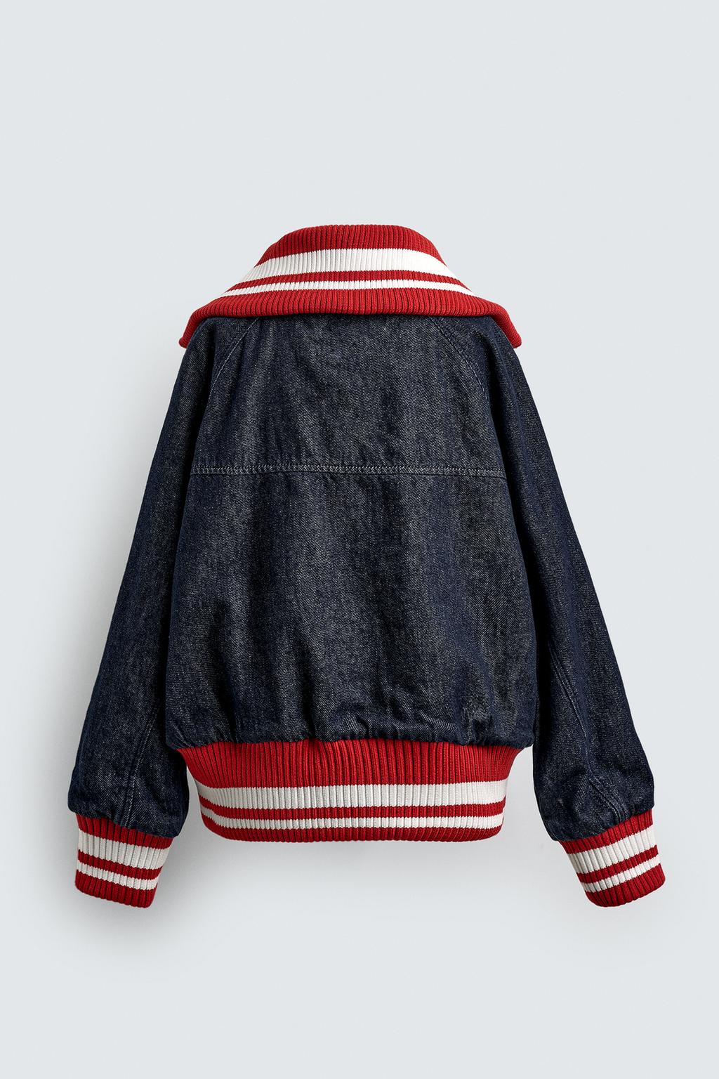 ДЖИНСОВАЯ КУРТКА-БОМБЕР С РЕЗИНКОЙ HARRY LAMBERT FOR ZARA X DISNEY