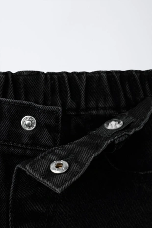 Black | 4433/561/800 - Zara Джинсы-кюлоты «звезды» с блеском