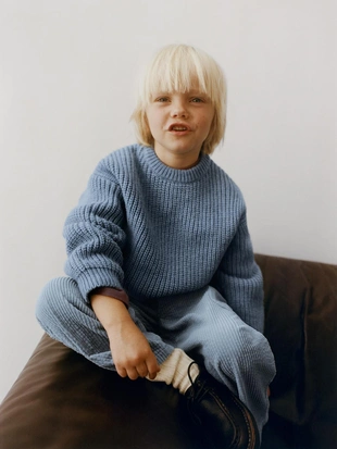 Свитер крупной вязки- Заказать в России