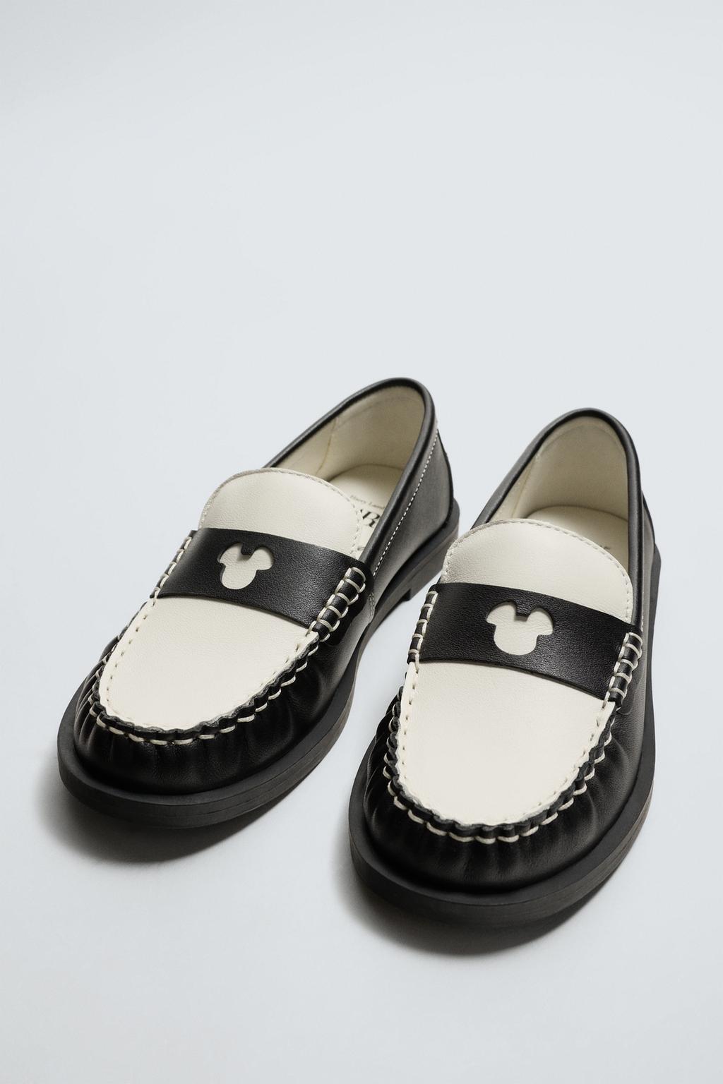 КОЖАНЫЕ ЛОФЕРЫ HARRY LAMBERT FOR ZARA X DISNEY