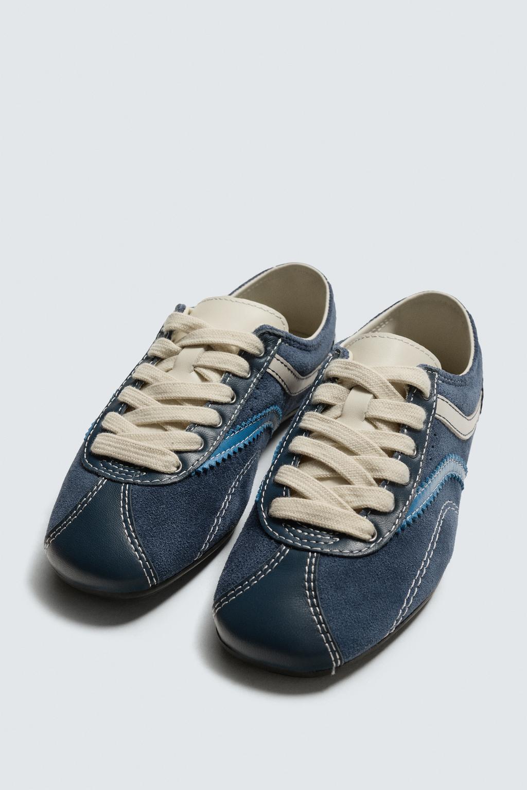 КОЖАНЫЕ СПОРТИВНЫЕ КРОССОВКИ HARRY LAMBERT FOR ZARA X DISNEY