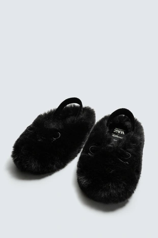 Сабо с отделкой из искусственного меха HARRY LAMBERT FOR ZARA X DISNEY- Заказать в России