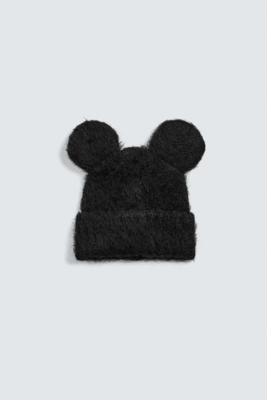 ВЯЗАНАЯ ШАПКА С УШАМИ МИККИ МАУСА HARRY LAMBERT FOR ZARA X DISNEY