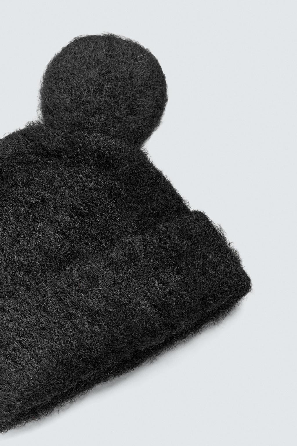 ВЯЗАНАЯ ШАПКА С УШАМИ МИККИ МАУСА HARRY LAMBERT FOR ZARA X DISNEY