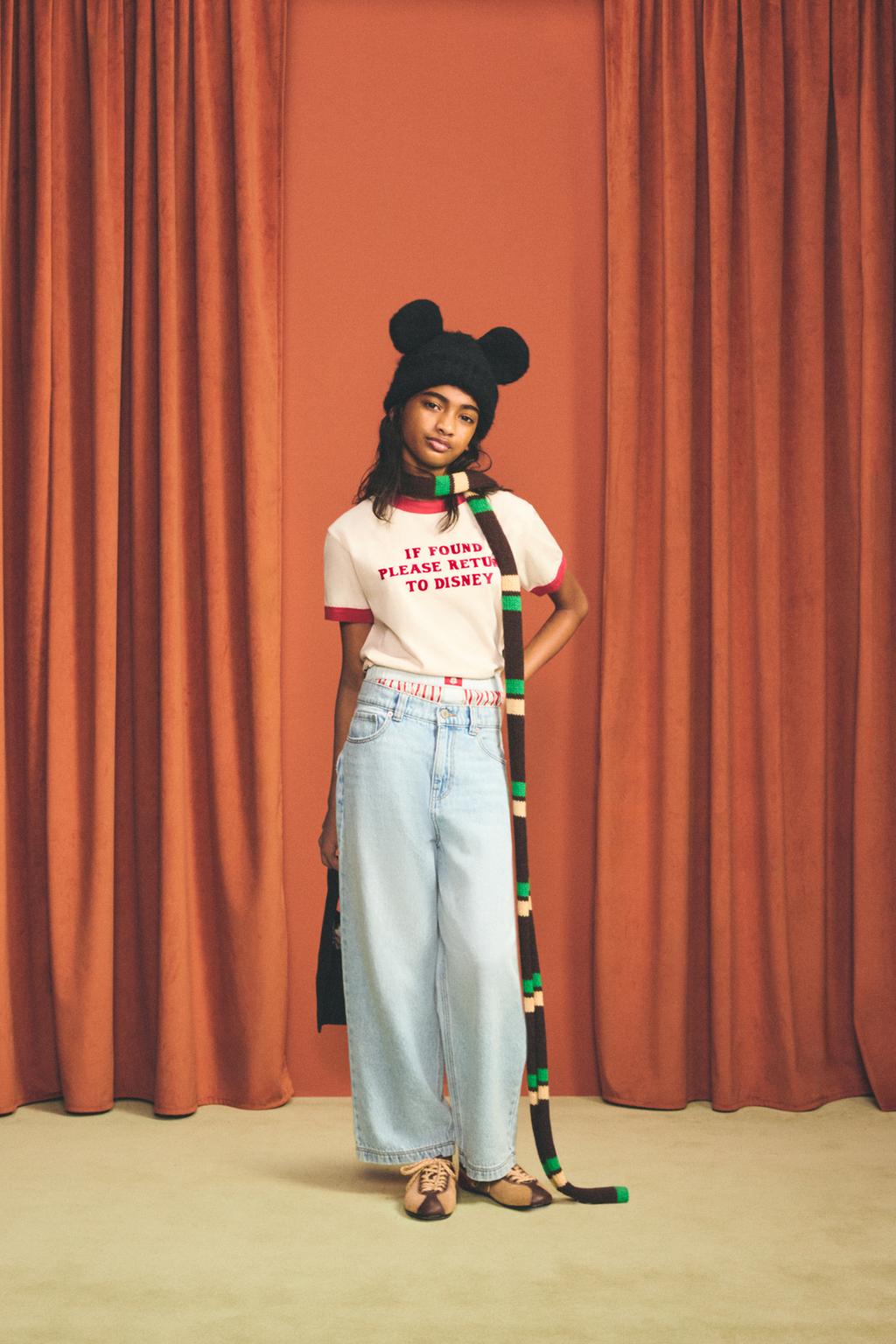 ВЯЗАНАЯ ШАПКА С УШАМИ МИККИ МАУСА HARRY LAMBERT FOR ZARA X DISNEY