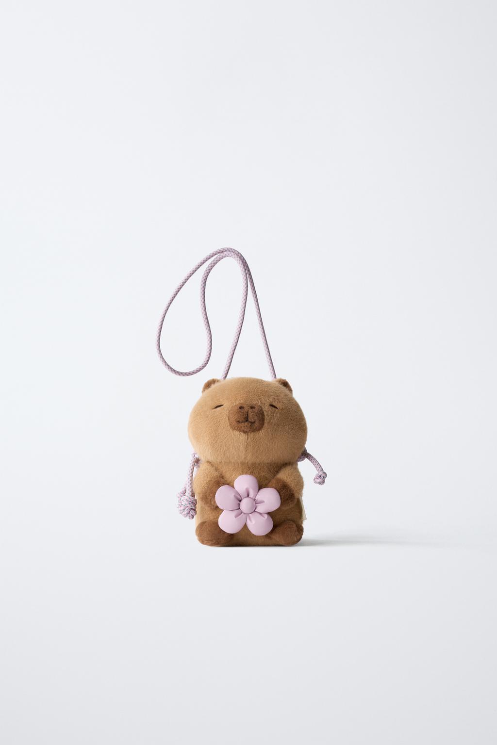 kapibara06 Zara Сумка-капибара capyfun © - Цвет коричневый - brown | 1274/630