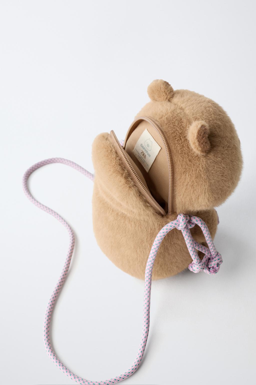 Zara Сумка-капибара capyfun © - Цвет коричневый - brown | 1274/630