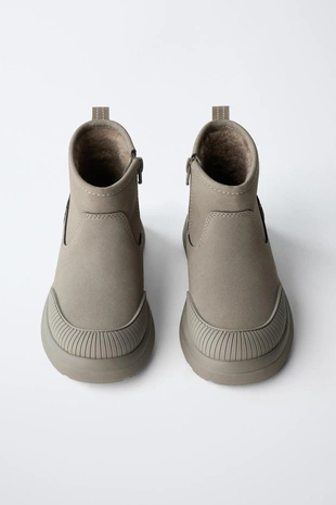 Ботинки с подкладкой- Заказать в России