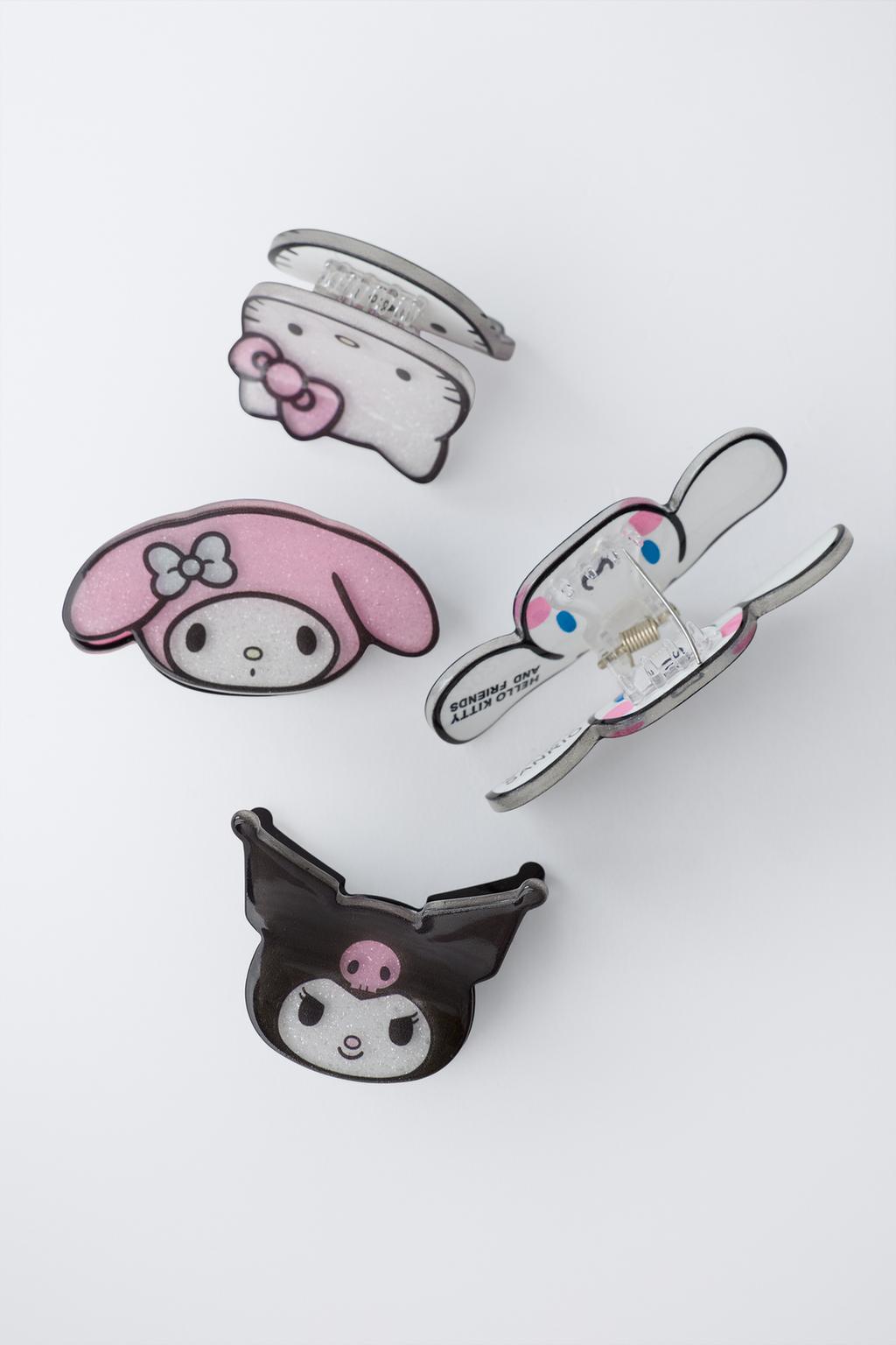 НАБОР ИЗ ЧЕТЫРЕХ ЗАКОЛОК ДЛЯ ВОЛОС HELLO KITTY AND FRIENDS © SANRIO