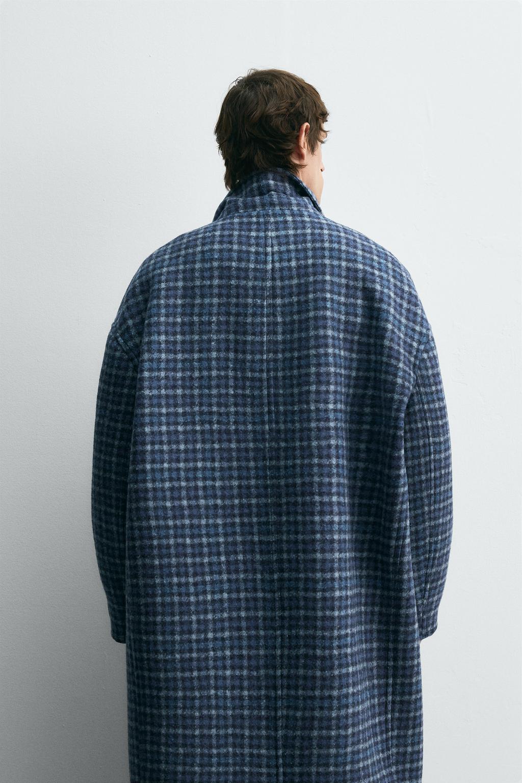 ПАЛЬТО OVERSIZE В КЛЕТКУ HARRY LAMBERT FOR ZARA X DISNEY