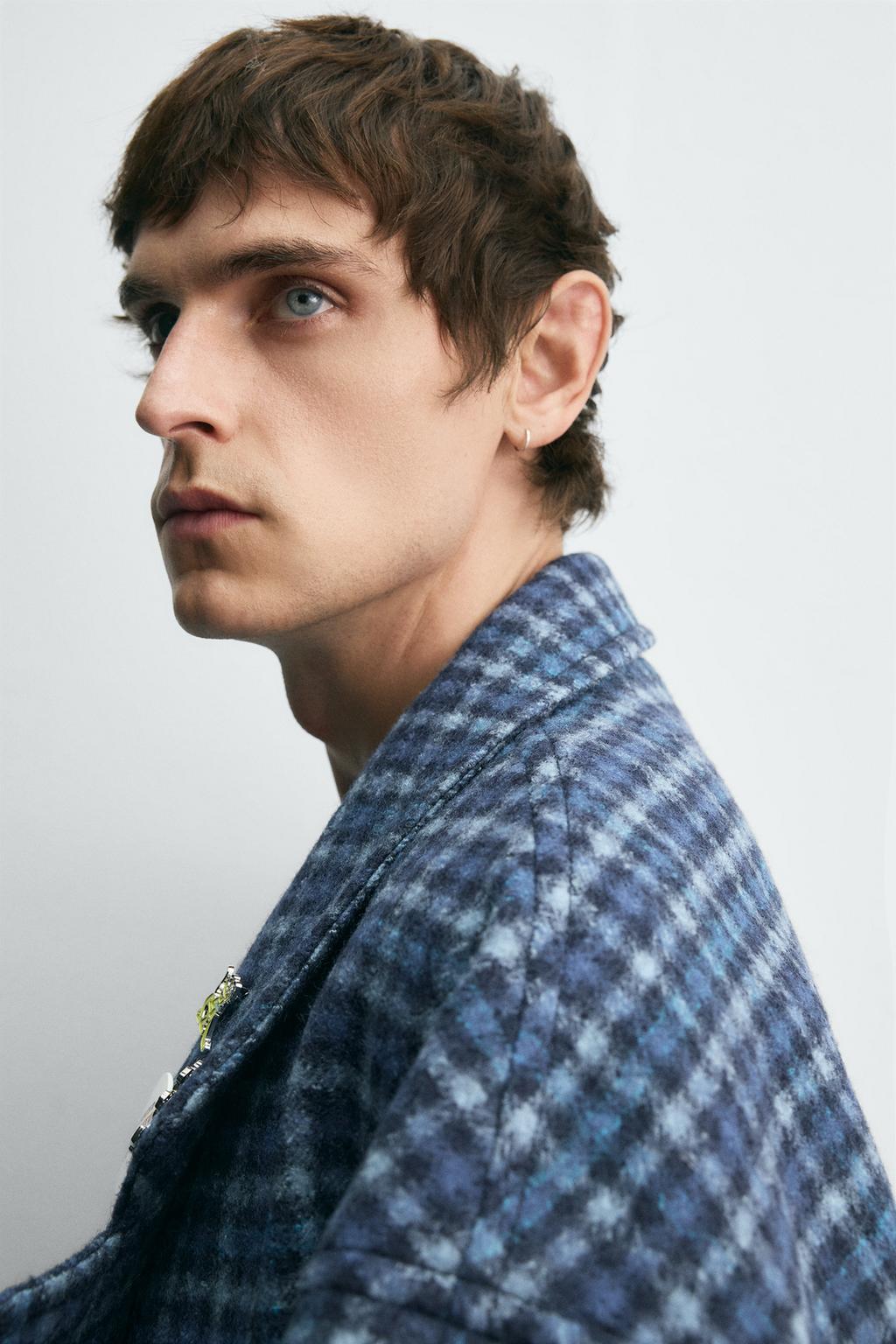ПАЛЬТО OVERSIZE В КЛЕТКУ HARRY LAMBERT FOR ZARA X DISNEY