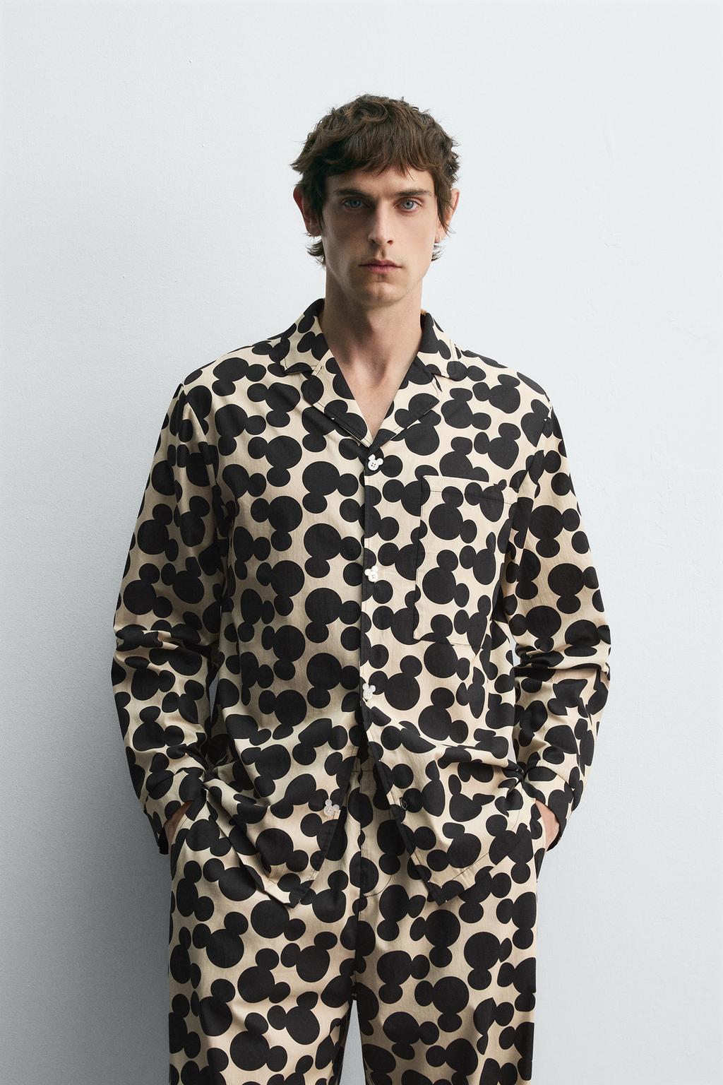 КОМПЛЕКТ ПИЖАМЫ С СИЛУЭТОМ МИККИ МАУСА HARRY LAMBERT FOR ZARA X DISNEY