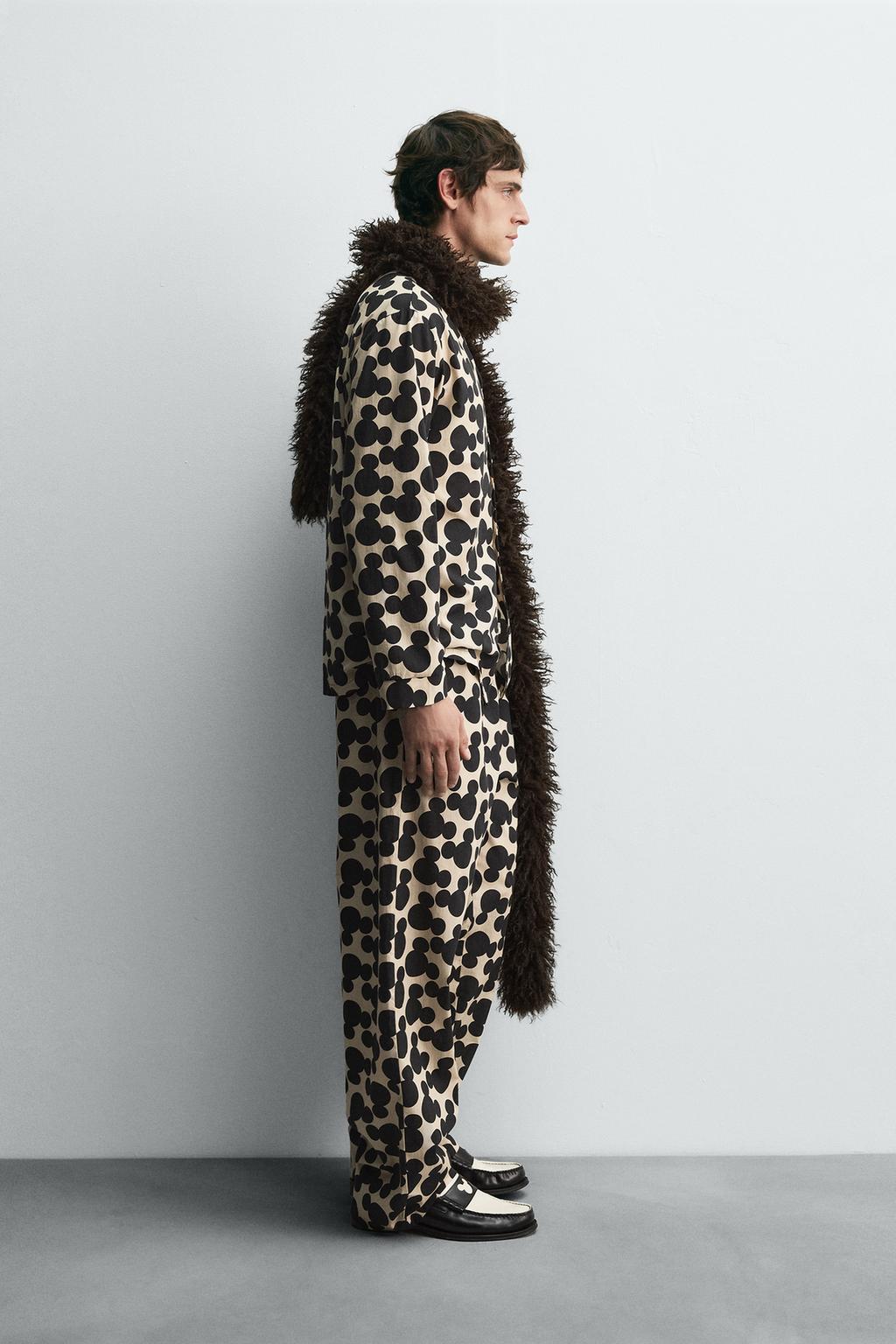 КОМПЛЕКТ ПИЖАМЫ С СИЛУЭТОМ МИККИ МАУСА HARRY LAMBERT FOR ZARA X DISNEY