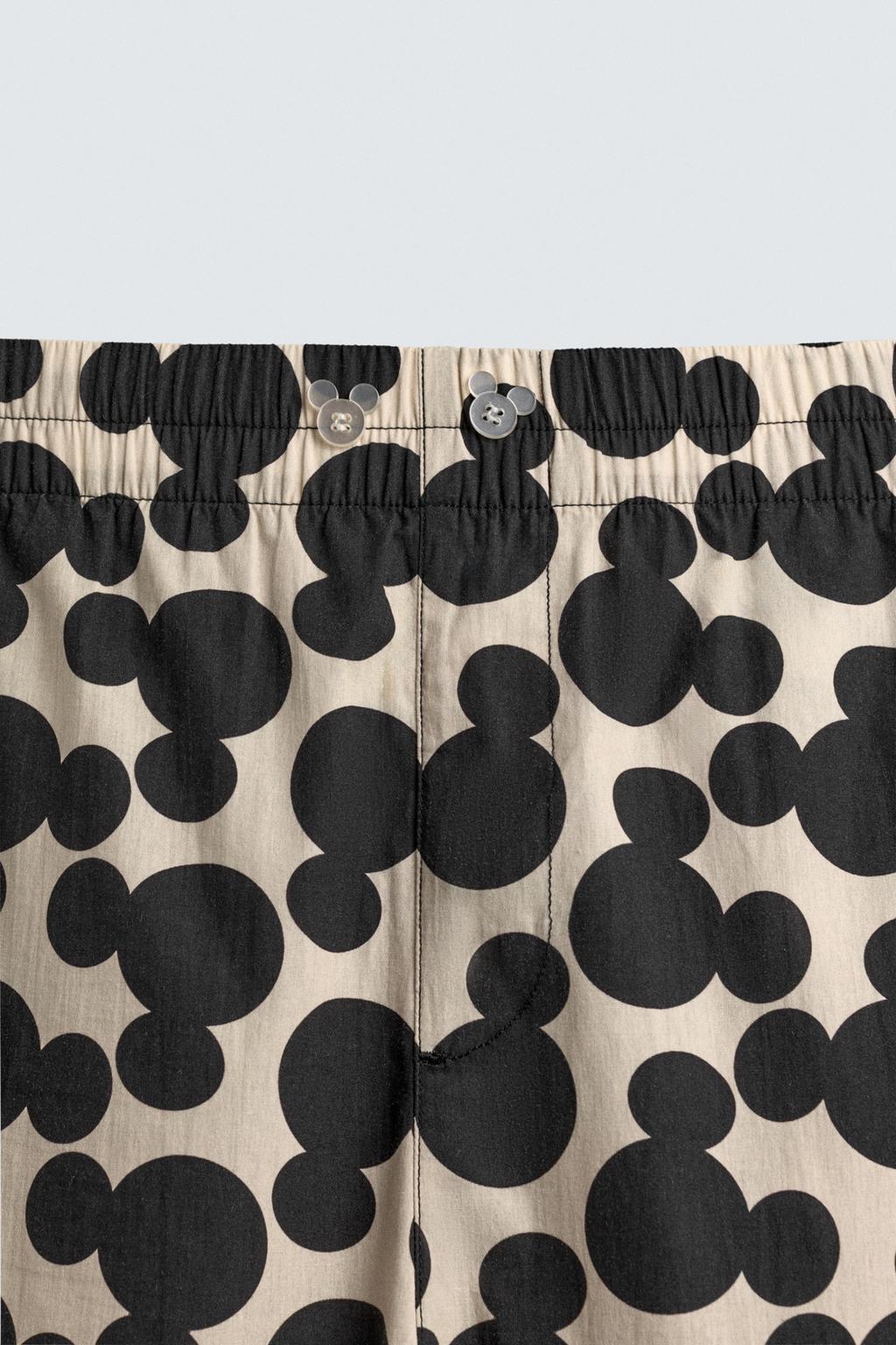 КОМПЛЕКТ ПИЖАМЫ С СИЛУЭТОМ МИККИ МАУСА HARRY LAMBERT FOR ZARA X DISNEY