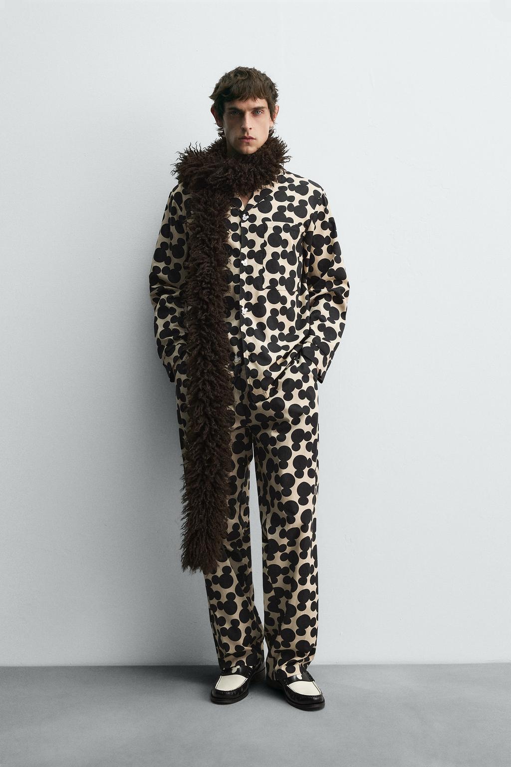 КОМПЛЕКТ ПИЖАМЫ С СИЛУЭТОМ МИККИ МАУСА HARRY LAMBERT FOR ZARA X DISNEY