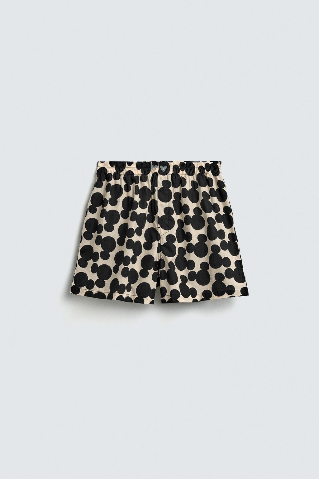 БОКСЕРЫ С СИЛУЭТОМ МИККИ МАУСА HARRY LAMBERT FOR ZARA X DISNEY