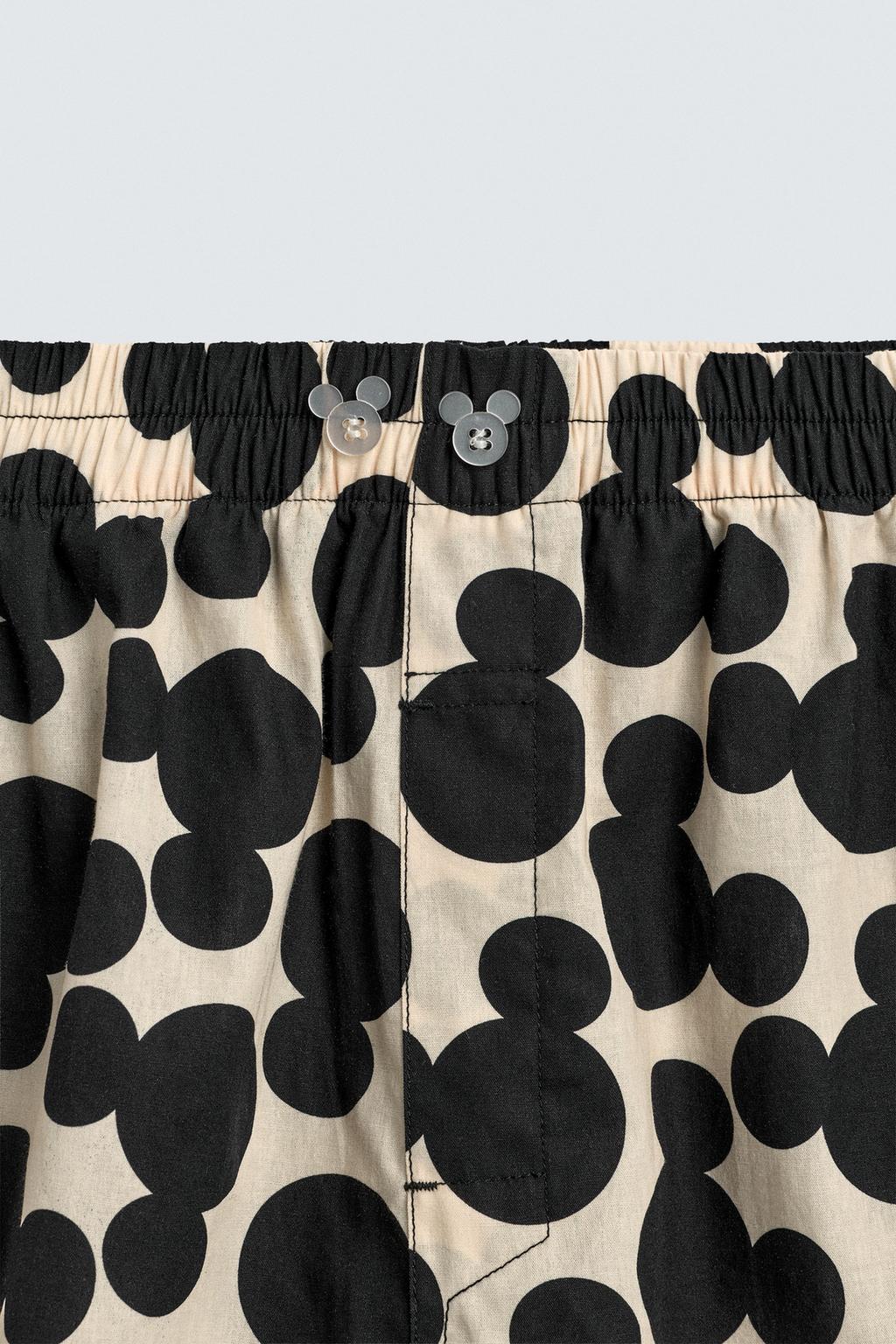 БОКСЕРЫ С СИЛУЭТОМ МИККИ МАУСА HARRY LAMBERT FOR ZARA X DISNEY