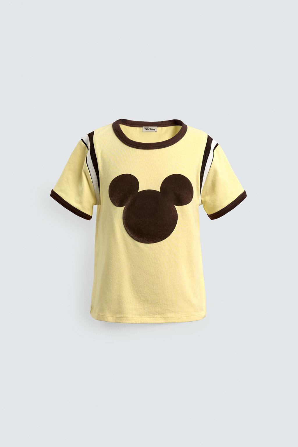 ФУТБОЛКА В РУБЧИК С КОНТРАСТНОЙ НАДПИСЬЮ HARRY LAMBERT FOR ZARA X DISNEY