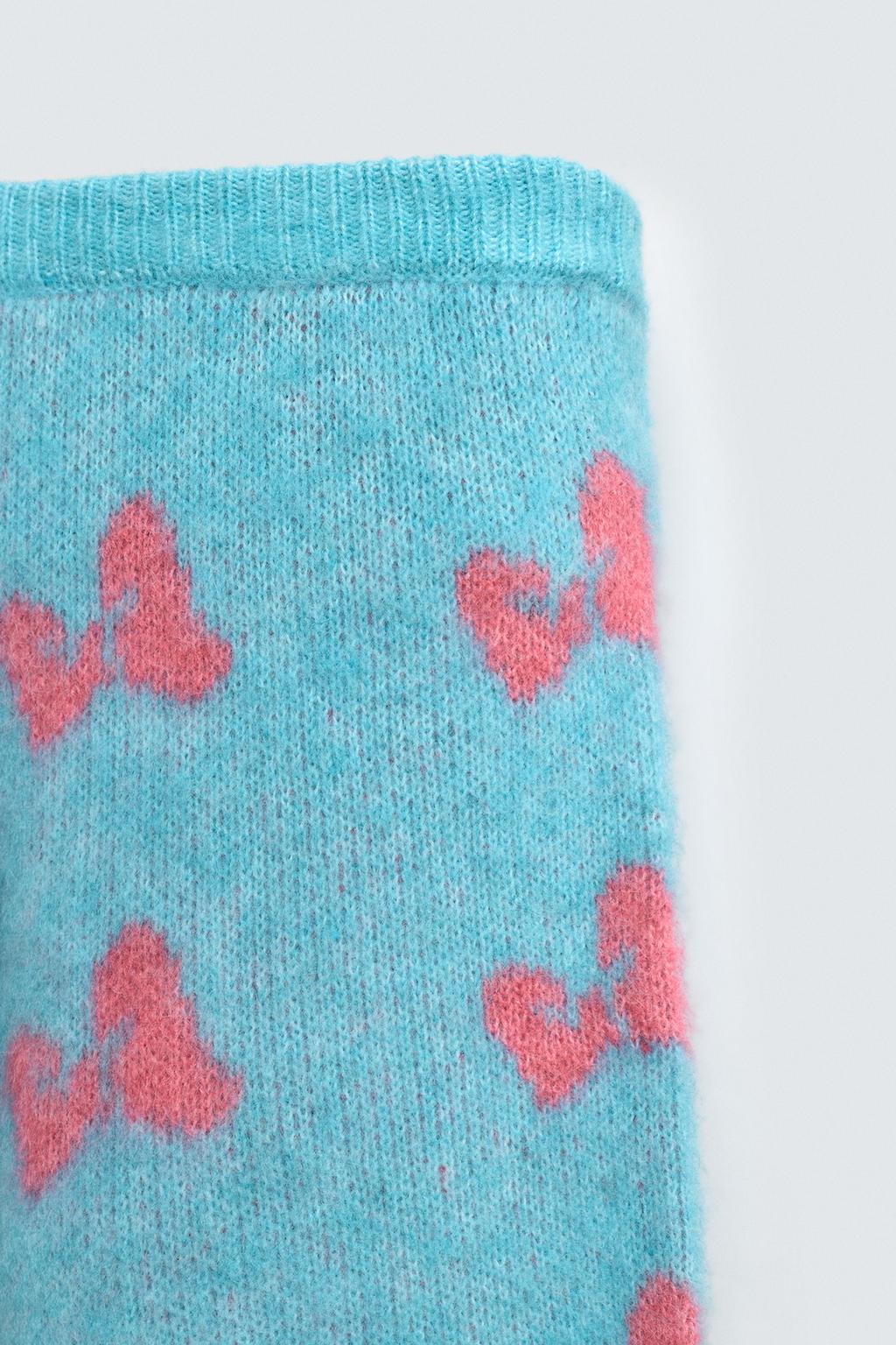ТРИКОТАЖНЫЕ БРЮКИ С ИНТАРСИЕЙ И БАНТАМИ HARRY LAMBERT FOR ZARA X DISNEY