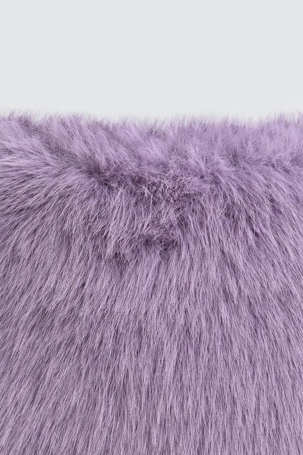 МИНИ-ЮБКА ИЗ ИСКУССТВЕННОГО МЕХА HARRY LAMBERT FOR ZARA X DISNEY