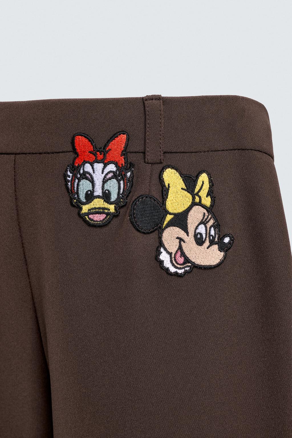 БРЮКИ КЛЕШ С НАШИВКАМИ HARRY LAMBERT FOR ZARA X DISNEY