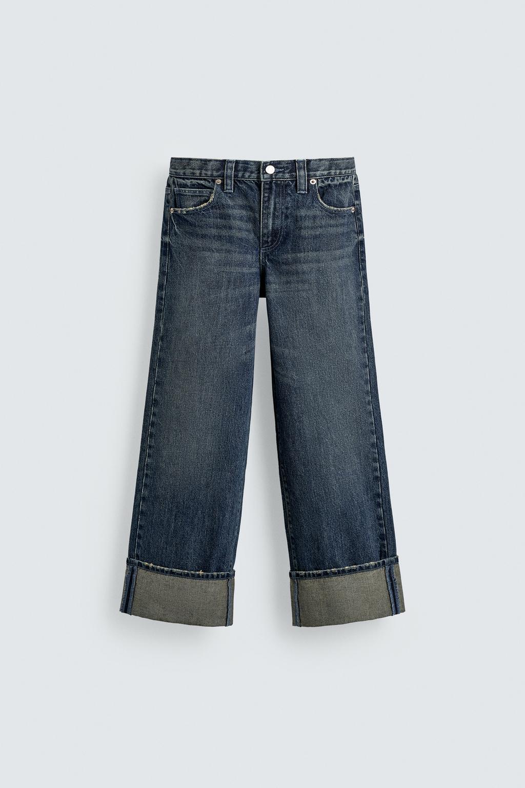 ДЖИНСЫ WIDE FIT С ЛОСКУТНЫМ СИЛУЭТОМ МИККИ HARRY LAMBERT FOR ZARA X DISNEY