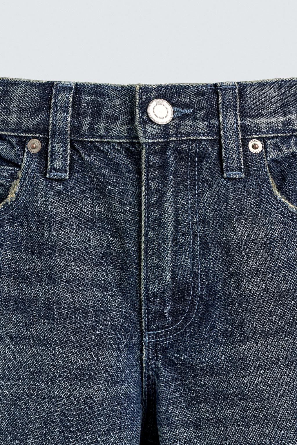 ДЖИНСЫ WIDE FIT С ЛОСКУТНЫМ СИЛУЭТОМ МИККИ HARRY LAMBERT FOR ZARA X DISNEY
