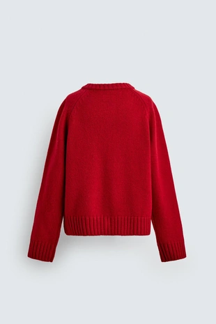 Купить Zara Вязаный кардиган из шерсти MINNIE MOUSE HARRY LAMBERT FOR ZARA X DISNEY