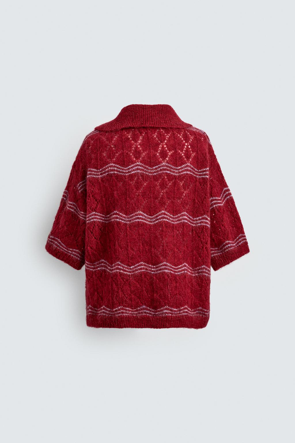 ВЯЗАНОЕ АЖУРНОЕ ПОЛО HARRY LAMBERT FOR ZARA X DISNEY