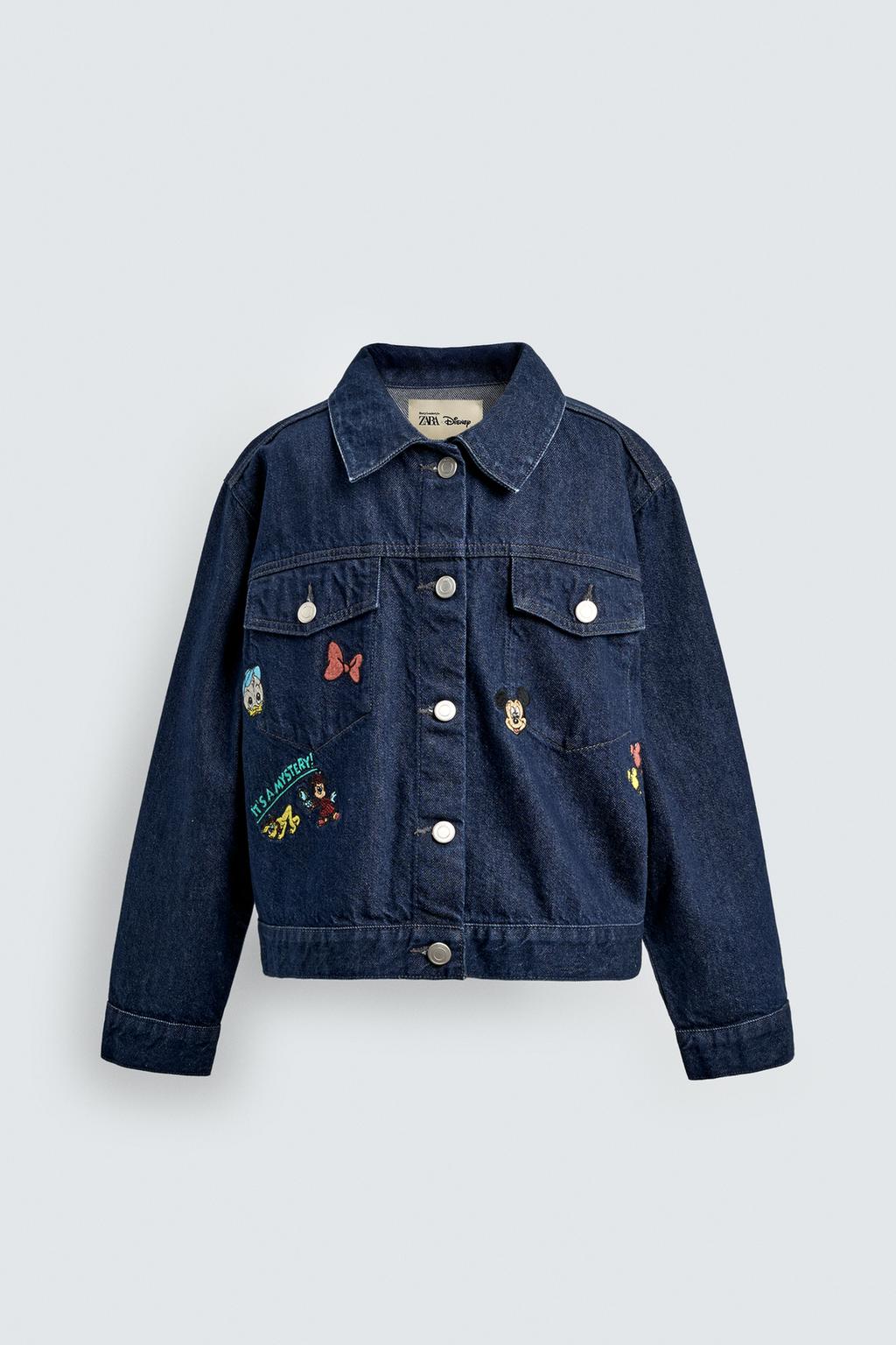 ДЖИНСОВАЯ КУРТКА С ВЫШИВКОЙ HARRY LAMBERT FOR ZARA X DISNEY