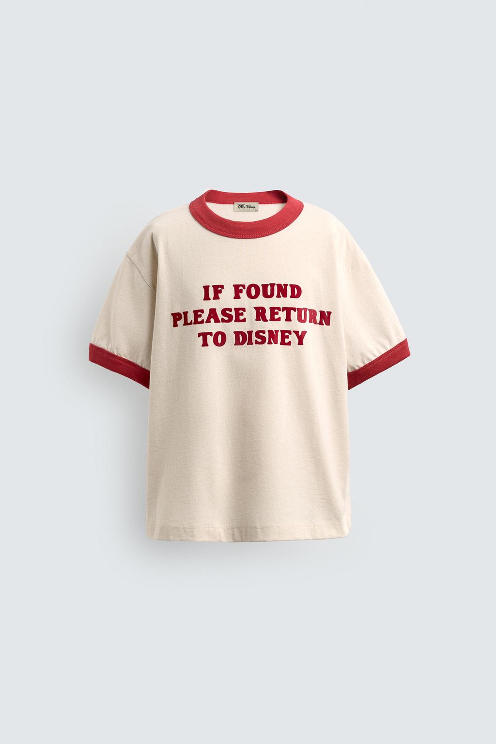 7–14 ЛЕТ / ФУТБОЛКА С НАДПИСЬЮ HARRY LAMBERT FOR ZARA X DISNEY