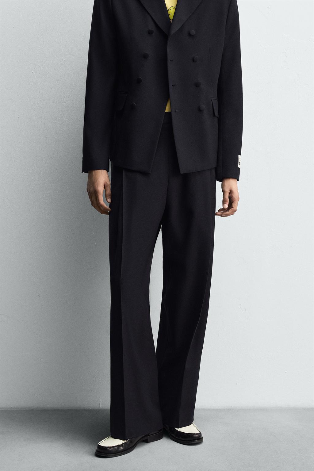 БРЮКИ КОСТЮМНЫЕ СО СКЛАДКАМИ HARRY LAMBERT FOR ZARA X DISNEY