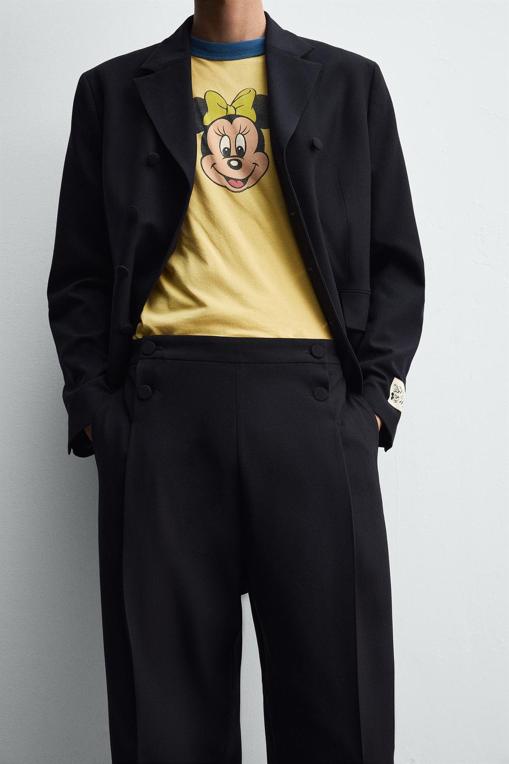 БРЮКИ КОСТЮМНЫЕ СО СКЛАДКАМИ HARRY LAMBERT FOR ZARA X DISNEY