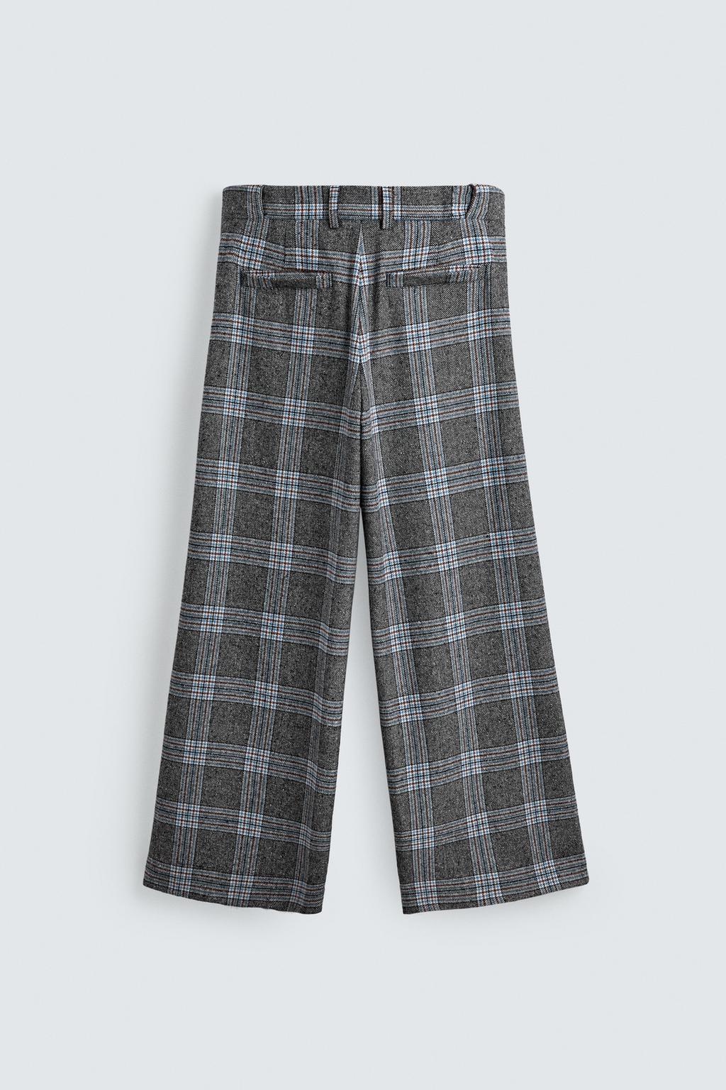БРЮКИ WIDE FIT В КЛЕТКУ HARRY LAMBERT FOR ZARA X DISNEY