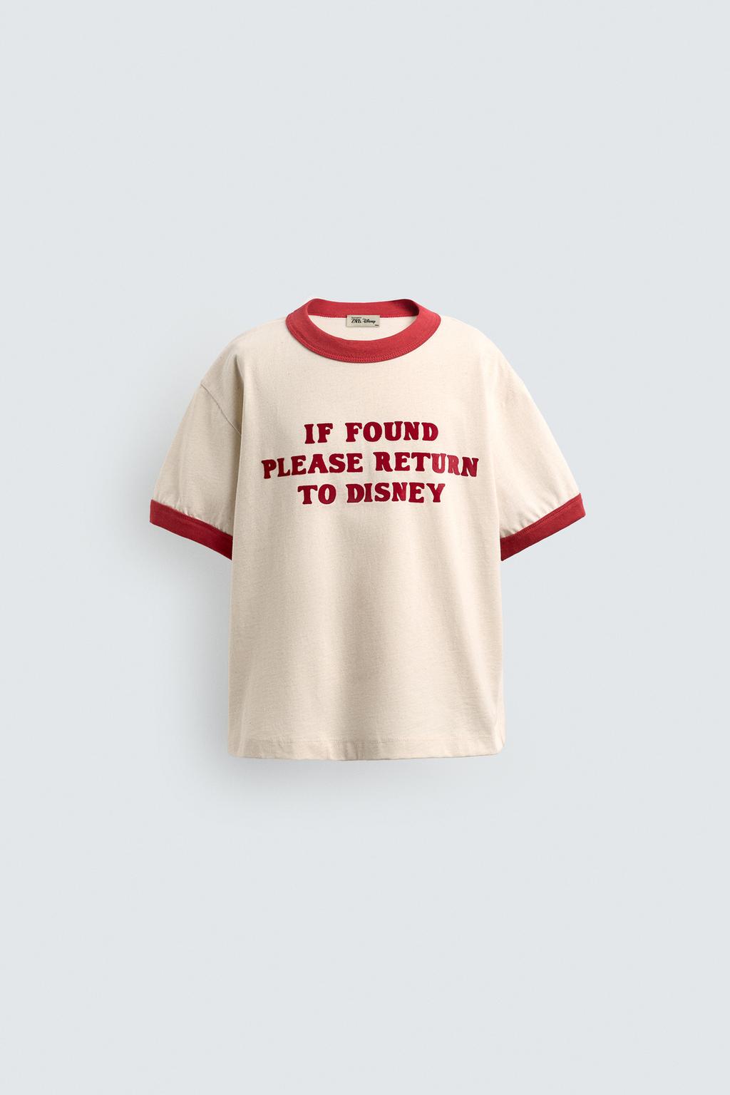 2-6 ЛЕТ/ ФУТБОЛКА С ТЕКСТОМ HARRY LAMBERT FOR ZARA X DISNEY