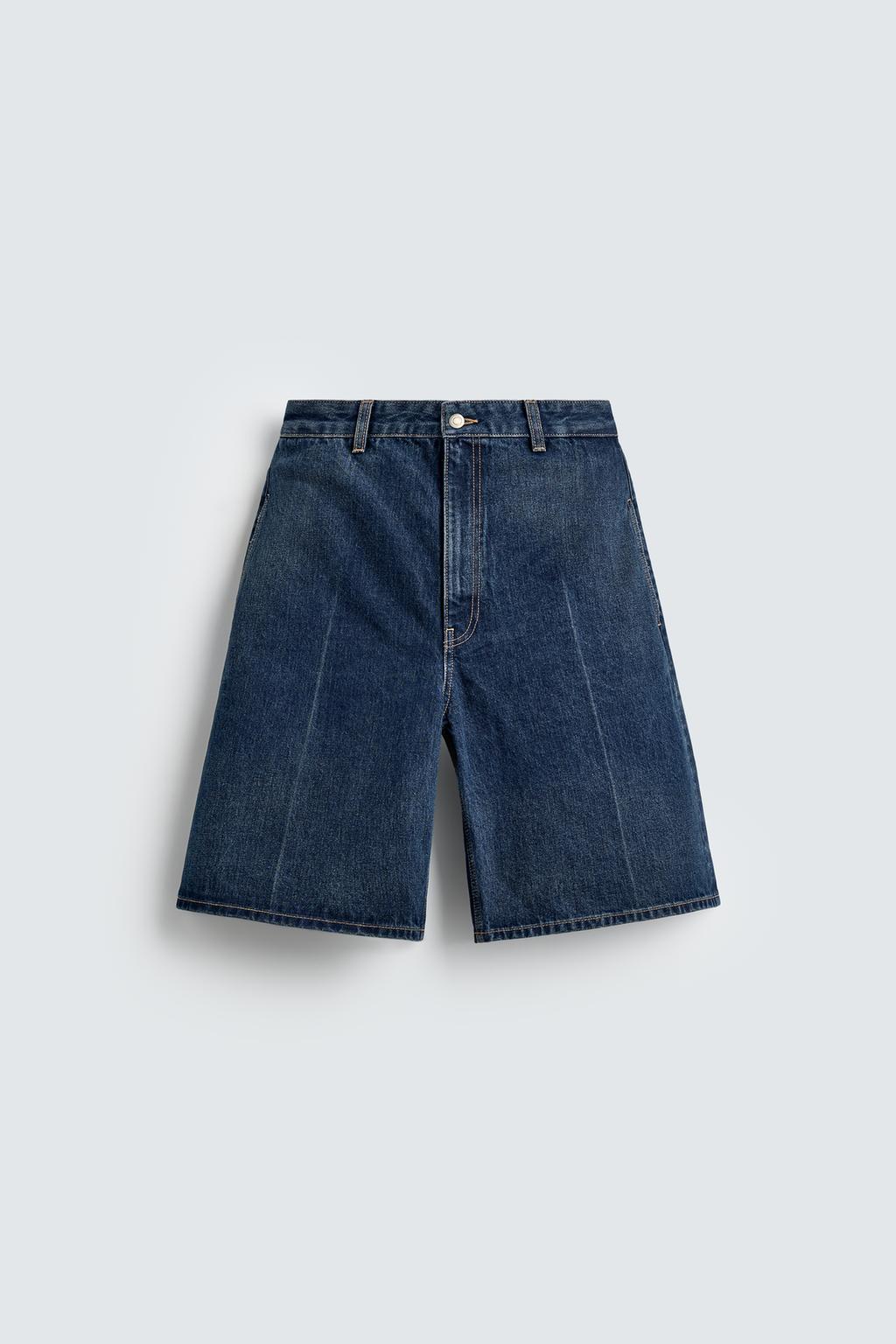 ДЖИНСОВЫЕ ШОРТЫ-БЕРМУДЫ HARRY LAMBERT FOR ZARA X DISNEY