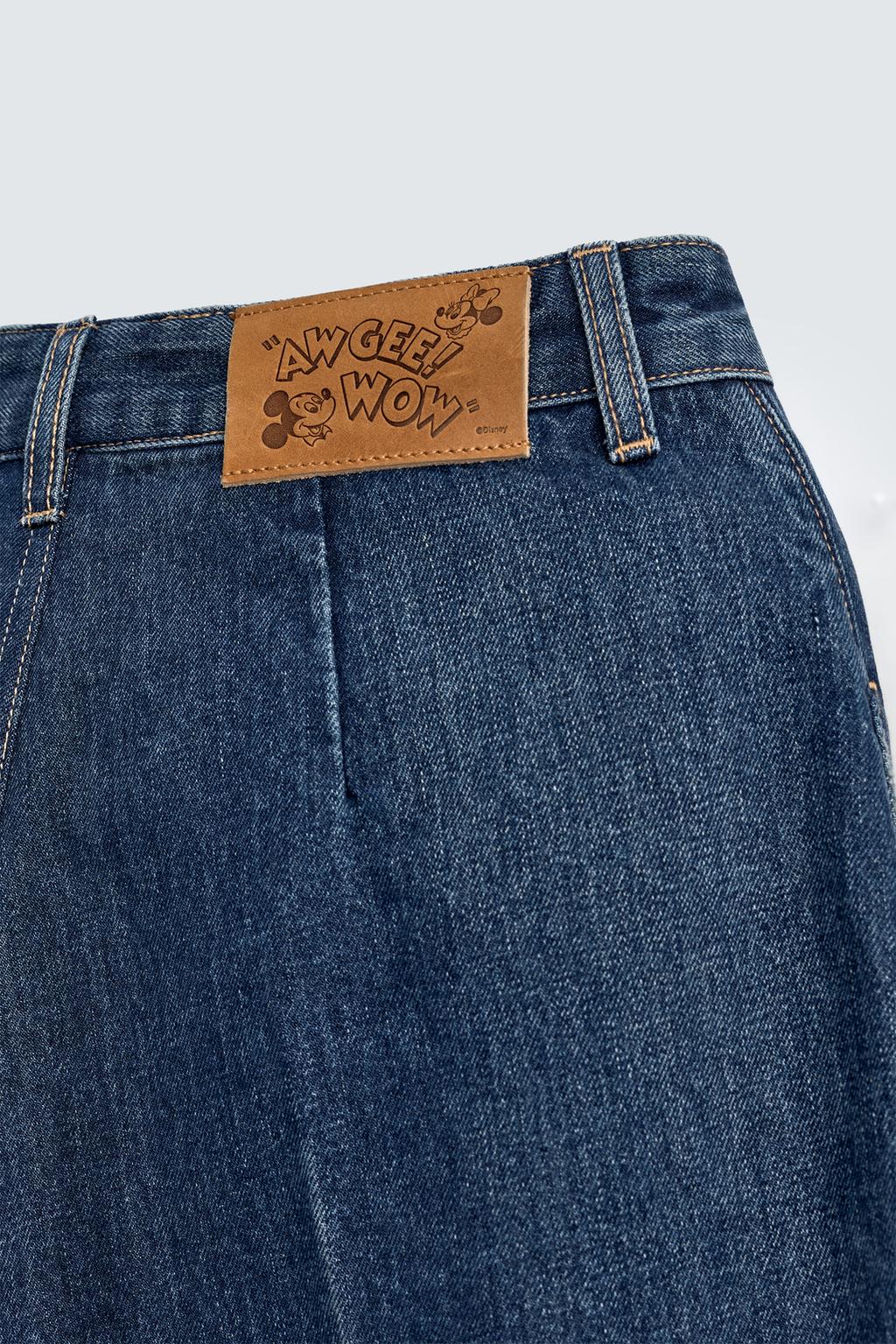 ДЖИНСОВЫЕ ШОРТЫ-БЕРМУДЫ HARRY LAMBERT FOR ZARA X DISNEY