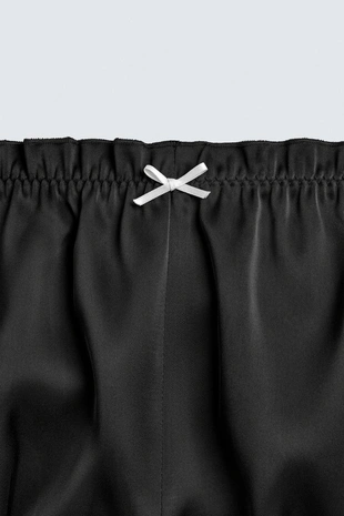 Атласные шорты HARRY LAMBERT FOR ZARA X DISNEY