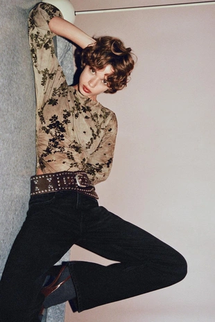 Боди из флокированного тюля- Заказать в России