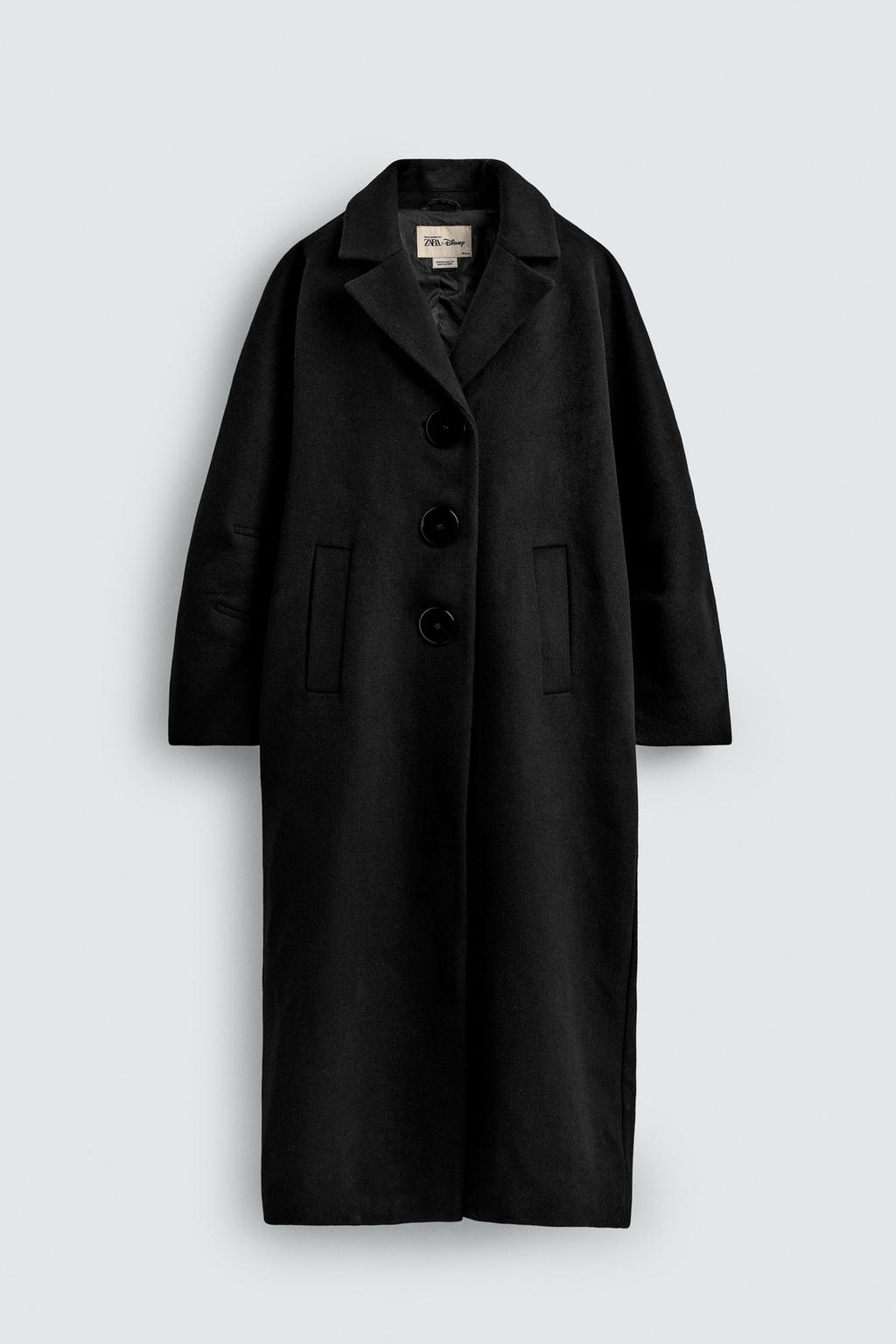 ДЛИННОЕ ПАЛЬТО СВОБОДНОГО КРОЯ HARRY LAMBERT FOR ZARA X DISNEY
