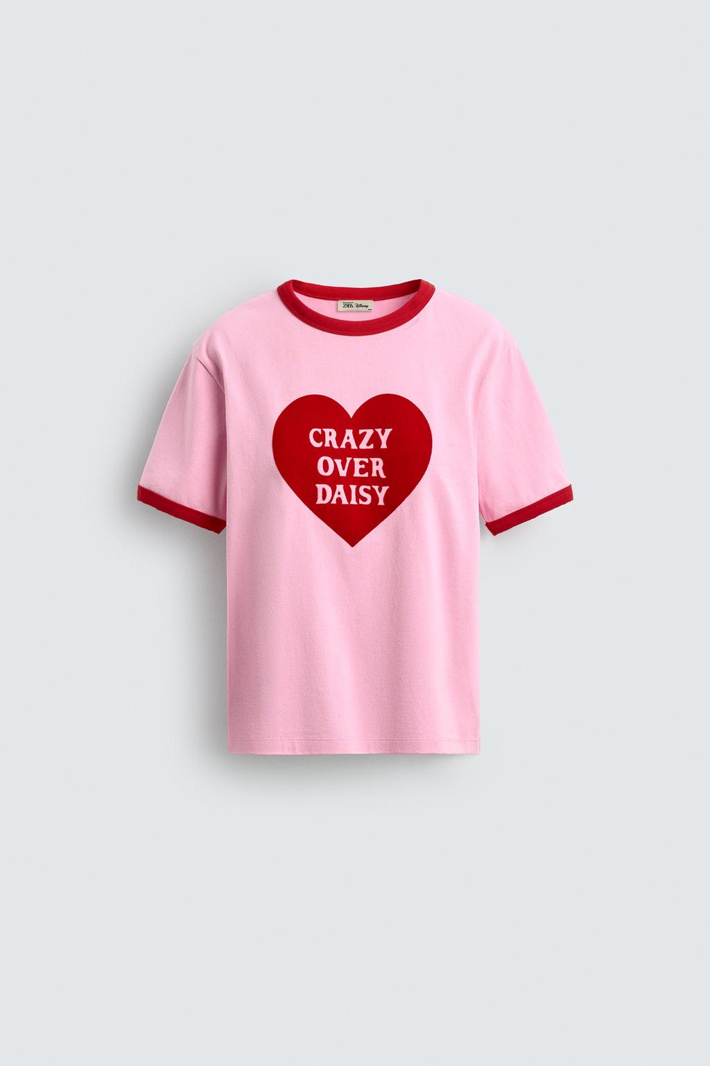 ФУТБОЛКА С ТЕКСТОМ HARRY LAMBERT FOR ZARA X DISNEY