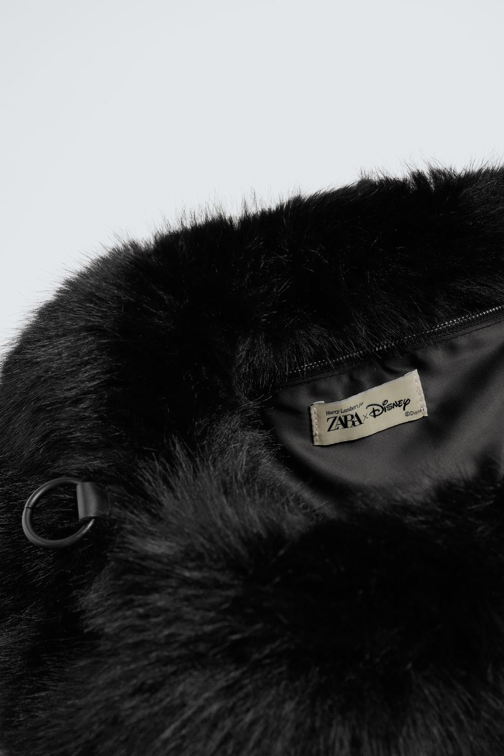 КЛАТЧ ИЗ ИСКУССТВЕННОГО МЕХА HARRY LAMBERT FOR ZARA x DISNEY