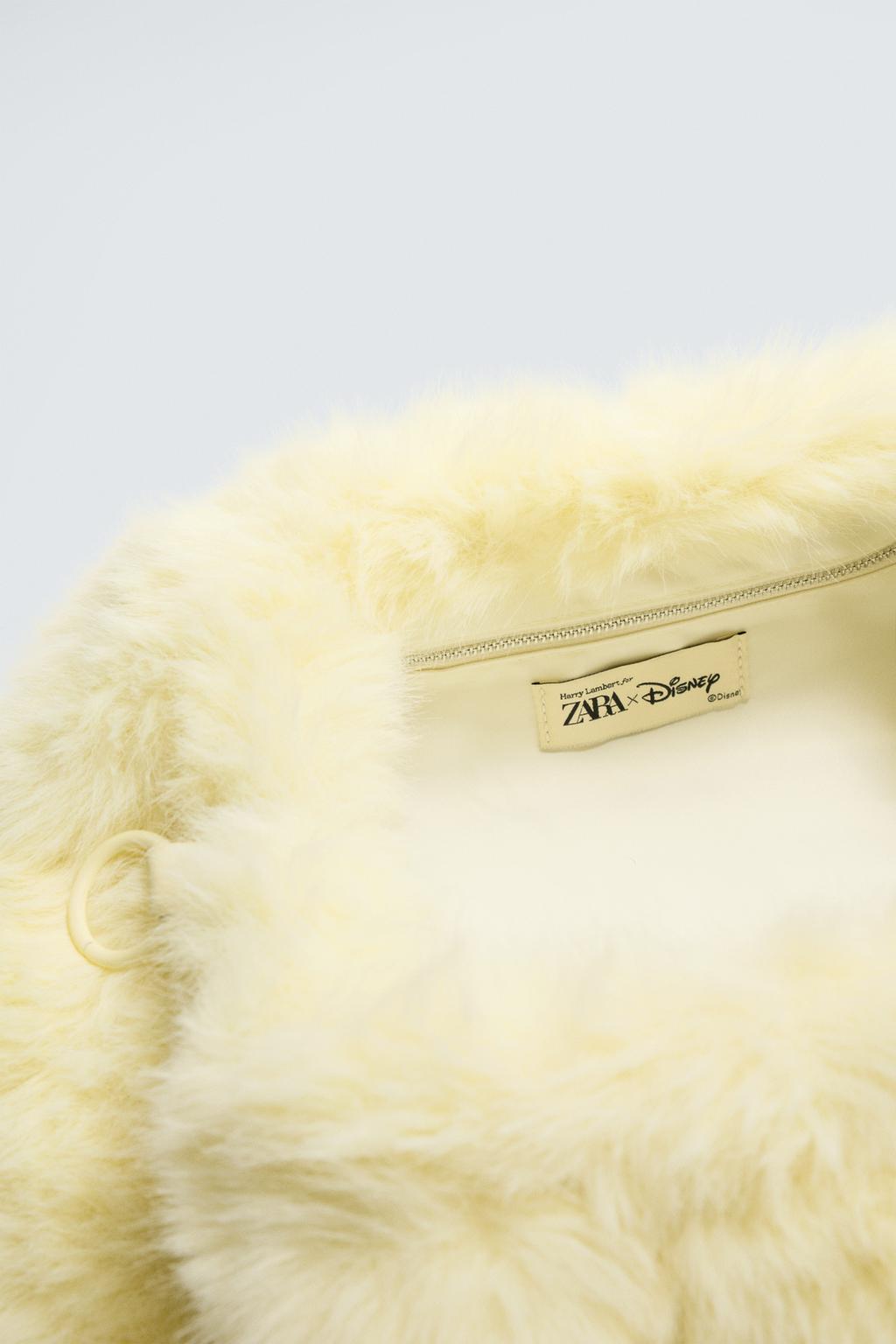 КЛАТЧ ИЗ ИСКУССТВЕННОГО МЕХА HARRY LAMBERT FOR ZARA x DISNEY