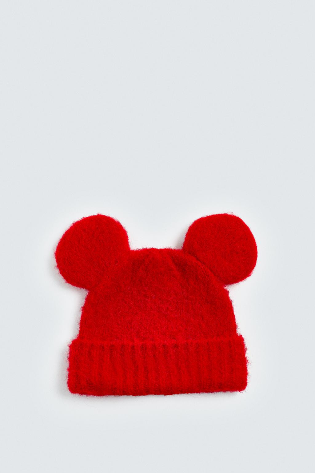 ТРИКОТАЖНАЯ ШАПКА С УШКАМИ MICKEY MOUSE HARRY LAMBERT FOR ZARA X DISNEY