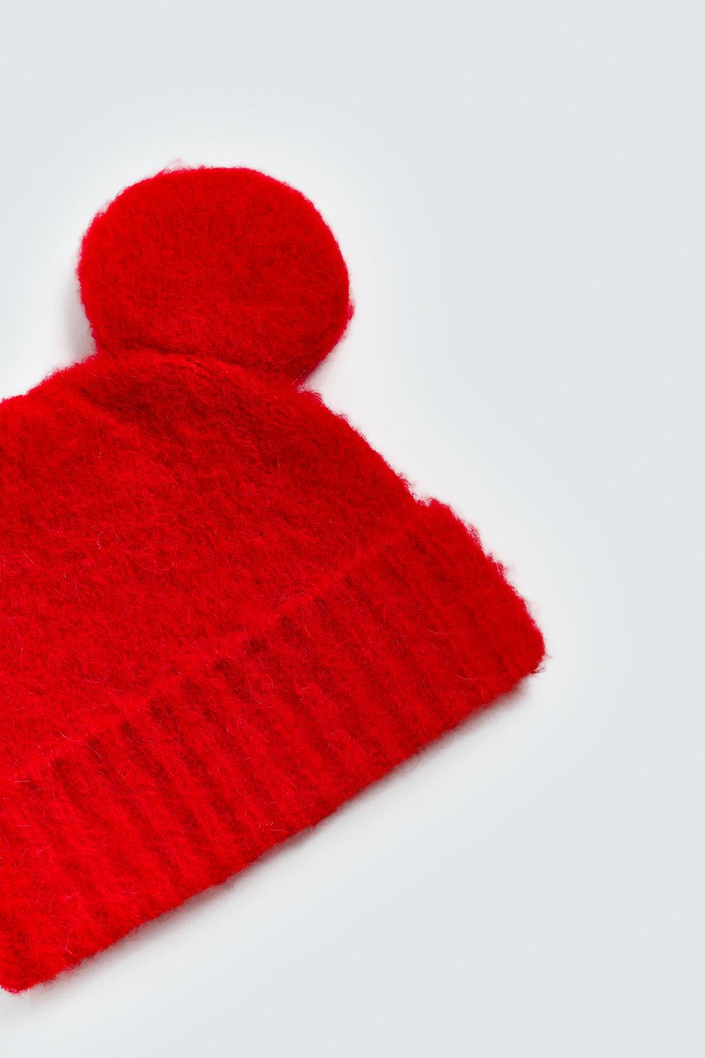 ТРИКОТАЖНАЯ ШАПКА С УШКАМИ MICKEY MOUSE HARRY LAMBERT FOR ZARA X DISNEY