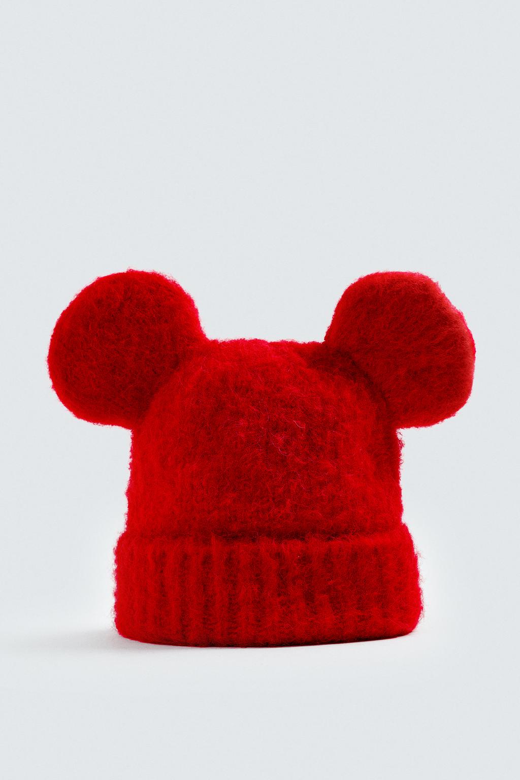 ТРИКОТАЖНАЯ ШАПКА С УШКАМИ MICKEY MOUSE HARRY LAMBERT FOR ZARA X DISNEY