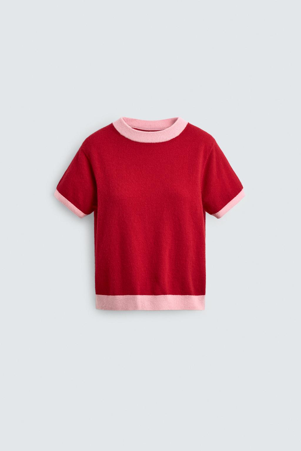 ТРИКОТАЖНЫЙ ТОП ИЗ 100% КАШЕМИРА HARRY LAMBERT FOR ZARA X DISNEY