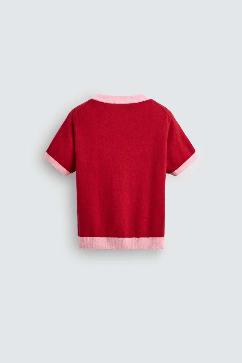ТРИКОТАЖНЫЙ ТОП ИЗ 100% КАШЕМИРА HARRY LAMBERT FOR ZARA X DISNEY