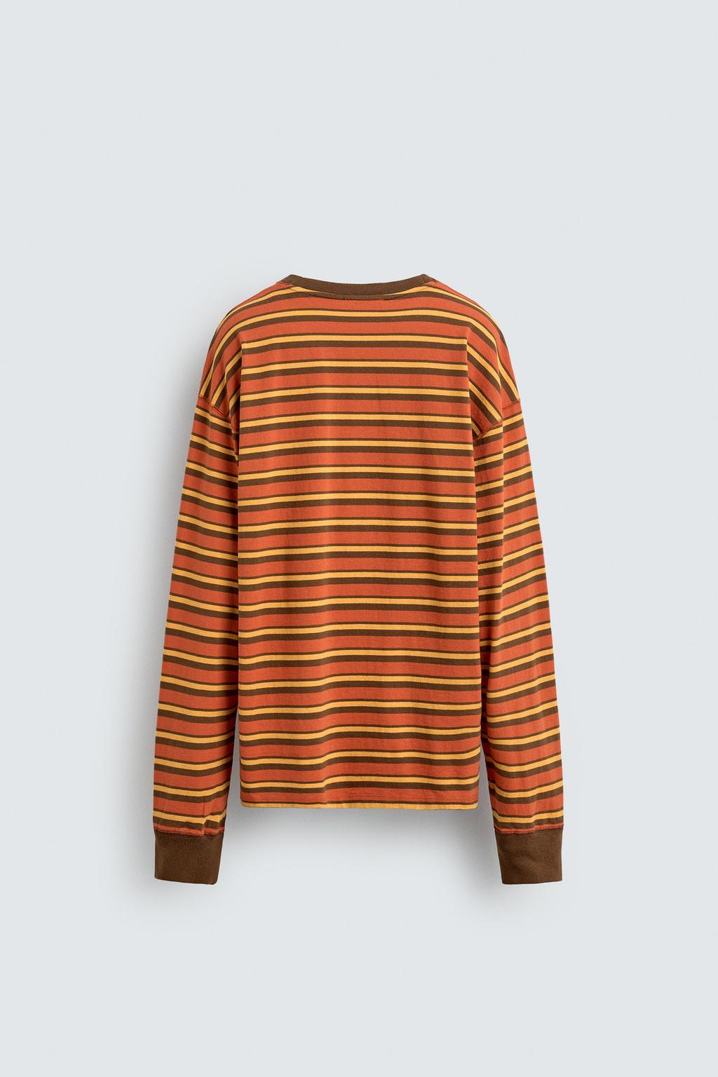 ФУТБОЛКА В ПОЛОСКУ С НАШИВКОЙ HARRY LAMBERT FOR ZARA X DISNEY